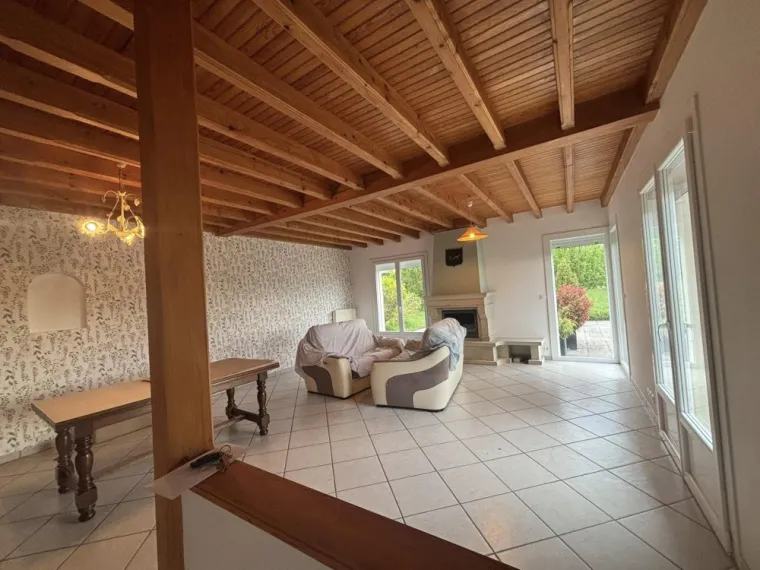 Pose de tapisserie à motif et uni dans une maison à Monistrol, Monistrol-sur-Loire, Clémenson Plâtrerie Peinture