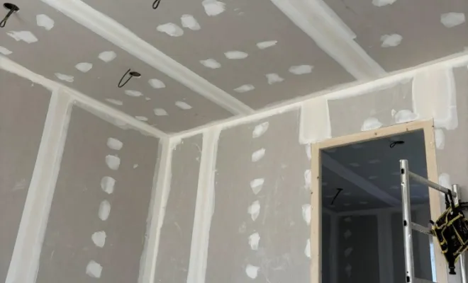 Rénovation avec isolation en laine de roche d’un petit studio à Saint Maurice de Lignon, Monistrol-sur-Loire, Clémenson Plâtrerie Peinture